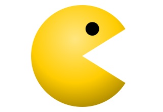 Pac-Man Lampe
